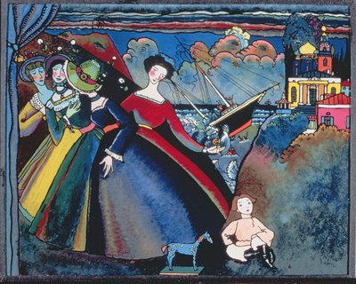 The Ship by Wassily Kandinsky